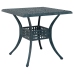 Conjunto de Comedor de Jardín de 5 Piezas  en Verde de Aluminio Fundido