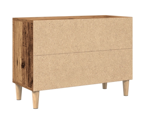 Cabinet de TV con Patas de Madera Madera Antigua 69.5x30x50 cm