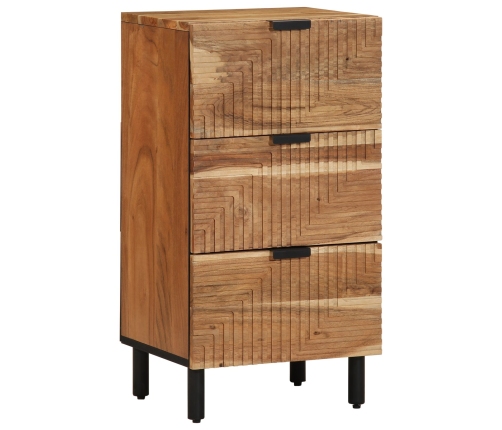 Mueble de almacenamiento 40x33x75 cm de Madera Maciza de Acacia