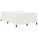 Cama con Base de Muelles  Crema Doble Pequeña Tela de Pana