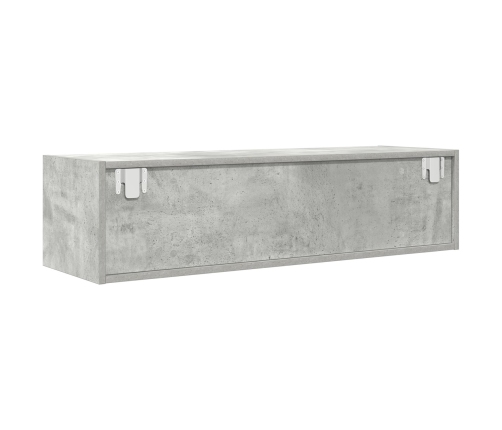 Mueble de TV  Gris Concreto Madera Compuesa 100 x 31 x 25.5 cm