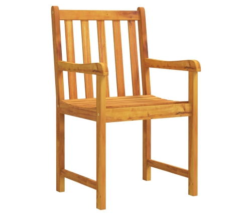 Conjunto de Comedor de Jardín de 3 Piezas en Madera Sólida de Acacia