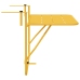 Mesa Colgante para Balcón VidaXL Plegable Mostaza 60x40 cm Acero