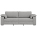 Sofá de 3 plazas  Gris Nube 178 cm Tela