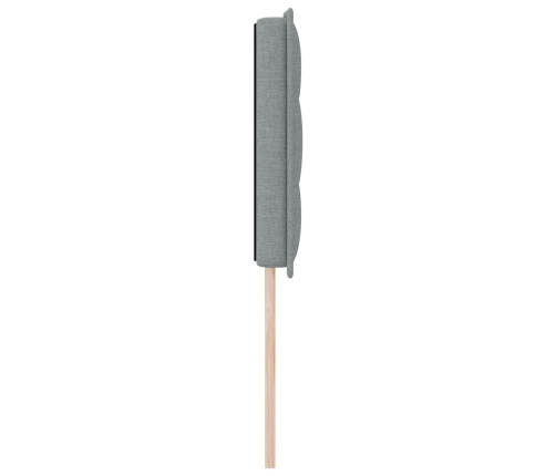 Cabecero  Diseño de Líneas Gris Claro 180 cm Tela
