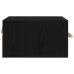 Mesitas de Noche 2 pcs Montadas en la Pared de Roble Negro 35x35x20 cm