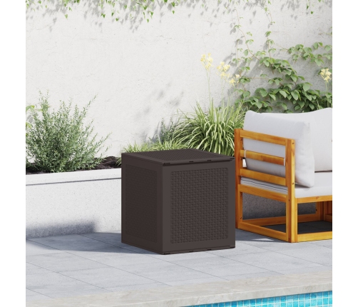 Caja de Almacenamiento Marrón 55x53x57 cm PP