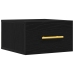 Cabinet de Noche Wall-Mounted Negro Roble 35x35x20 cm