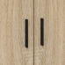 Cama con Almacenamiento  Roble Sonoma 75x190 cm