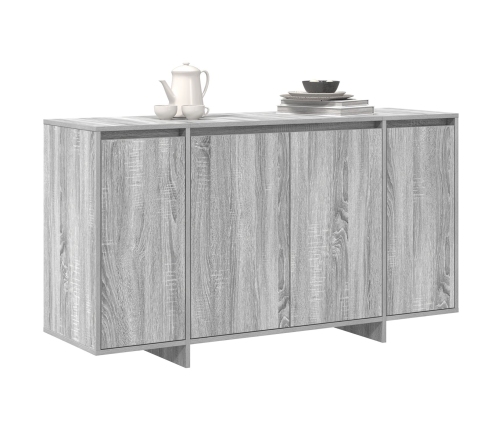 Aparador gris Sonoma gris Madera ingenierizada 135 x 41 x 75 cm