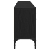 mueble de TV  con cajón negro de roble 200x25x44 cm de madera elaborada