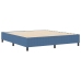 Cama Box Spring  Azul Super King Tela de Pana