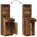 Alto Armario Madera Vieja 40x41x135 cm