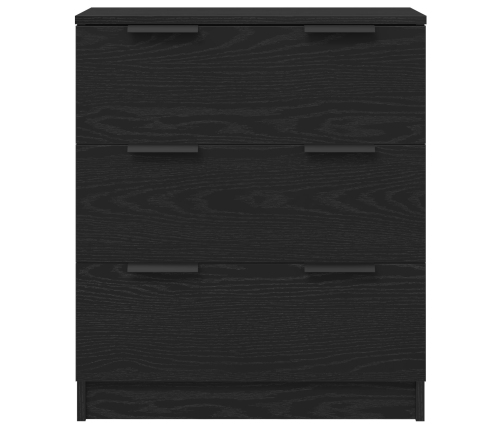 Aparador de roble negro de  60x30x70 cm de madera elaborada