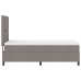Cama con Base Futón  Taupe 100x200 cm Tela