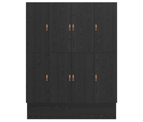 Estructura de cama con almacenamiento  Roble negro Madera elaborada