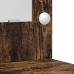 Tocador  con Luces LED Roble Ahumado 78.5x41x135 cm