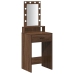 Mesa de Tocador  con Luces LED Madera de Fresno 50x41x140 cm
