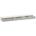 Cajones de Cama  Gris Concreto 200x36,5x16,5 cm Madera Engineered