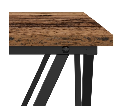 Mesa de Café  Madera Reciclada Metal, Madera Mediana Elegante