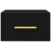 Cabinet de Noche Wall-Mounted Negro Roble 35x35x20 cm