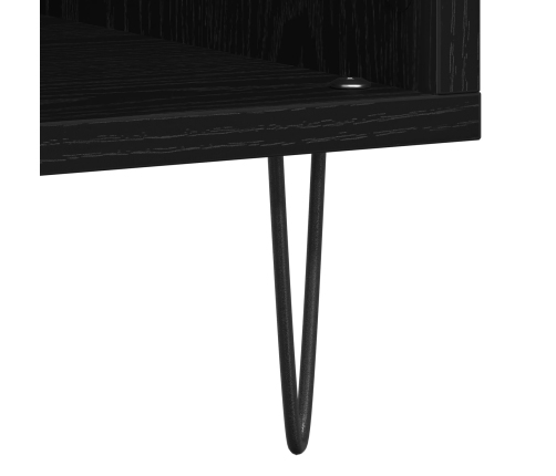 Armario para Registros en Roble Negro 84.5x38x90 cm