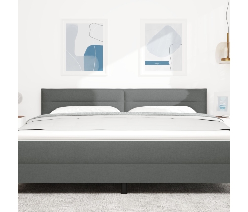 Cabecera  Diseño de Líneas Gris Oscuro 90 cm Tela