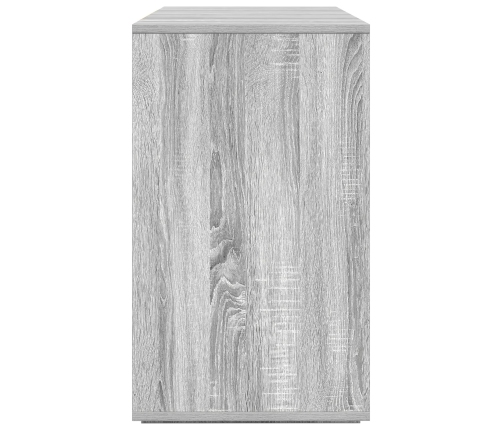 Aparador gris Sonoma gris Madera ingenierizada 135 x 41 x 75 cm