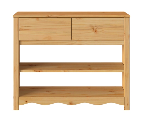 mesa consola ""DRAMMEN"" 89,5x37x73 cm de madera maciza de pino