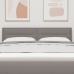 Cabecero  Diseño de Líneas Taupe 160 cm Tela