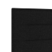 Cabecera  diseño de líneas LED negra 160 cm tela