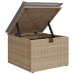 Set de Sofás de Jardín de 8 Piezas con Cojines Beige de Ratán Sintético