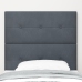 Cabecera LED  Gris Oscuro 100 cm Terciopelo