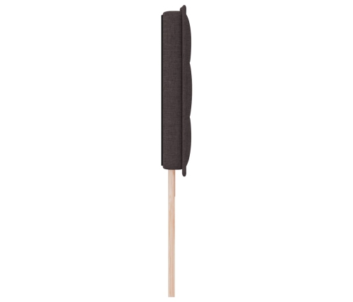 Cabezal de diseño Lines Marrón oscuro 180 cm Tela