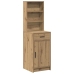 Gabinete alto de roble artesanal 40x41x135 cm de madera de ingeniería