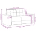 Sofá Loveseat  Marrón 120 cm de Piel Sintética