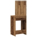 Mesa de tocador  con luces LED Madera antigua 50x41x135 cm