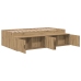 Estructura de Cama de Almacenamiento Roble Artesanal 90x200 cm