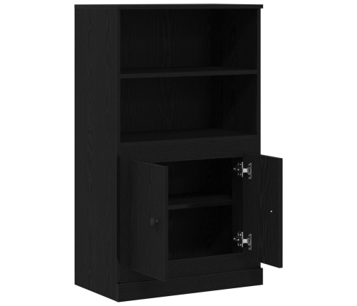 Mueble Alto  Roble Negro 60x35.5x103.5 cm Madera Resistente