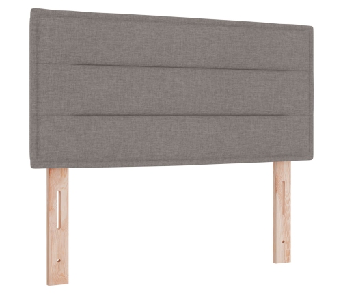 Cabecera de diseño Lines taupe de  100 cm en tela