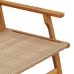 Banco de Jardín  Beige 122x76x73.5 cm Madera de Acacia