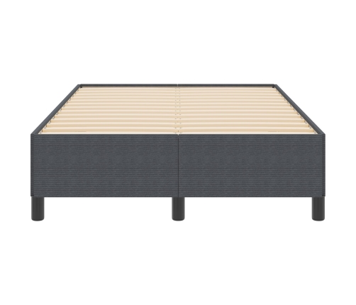 Cama  Gris Oscuro 120x200 cm Tela de Corduroy