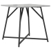 Mesa Auxiliar  2 pcs Gris Sonoma de Madera y Metal