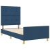Cama de tela azul  90x190 cm