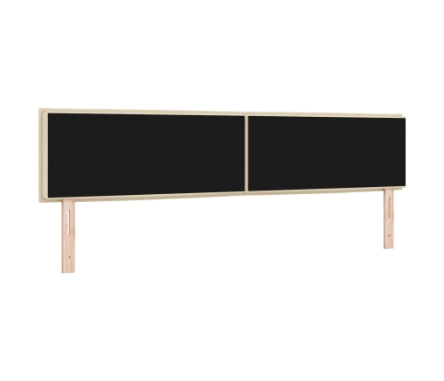 Cabecero  Diseño de Líneas Crema 200 cm Tela