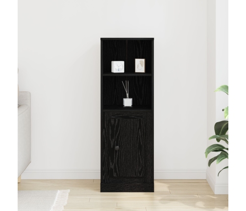 Gabinete Alto de Roble Negro 36x35.5x103.5 cm Madera MDF
