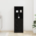 Gabinete Alto de Roble Negro 36x35.5x103.5 cm Madera MDF