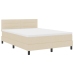 Marco de Cama  con Colchón Beige Tela 160 x 200 cm Colchón de cama