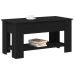 Mesa de café de roble negro  - 101x49x52 cm fabricada con madera engineered