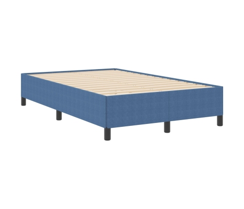Estructura de Cama Azul 120x200 cm Tela de Corduroy